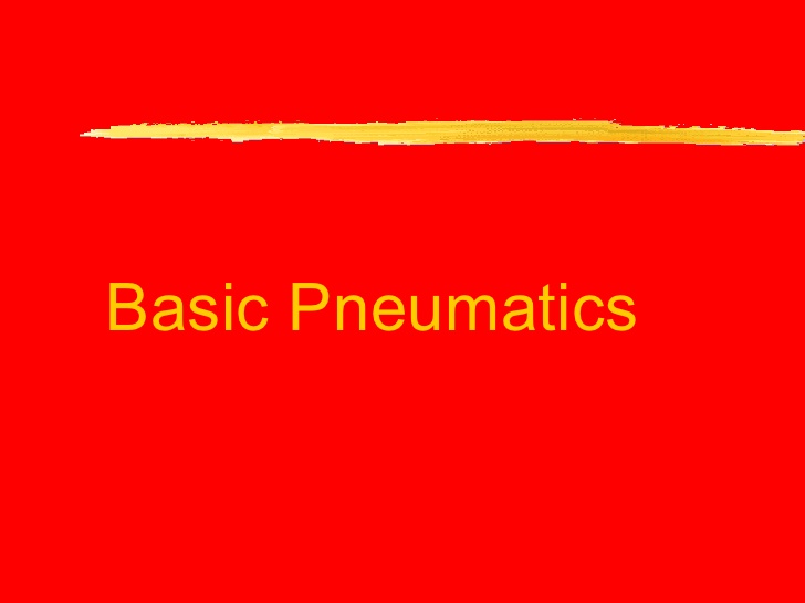 pneumatics and hydraulics basics
